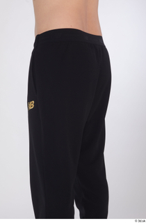 Arvid black joggers dressed sports thigh 0004.jpg